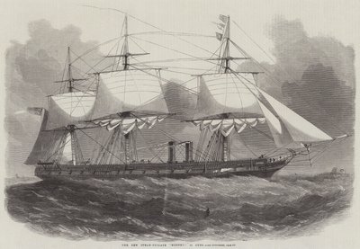 The New Steam-Frigate Mersey, 40 Guns by Edwin Weedon
